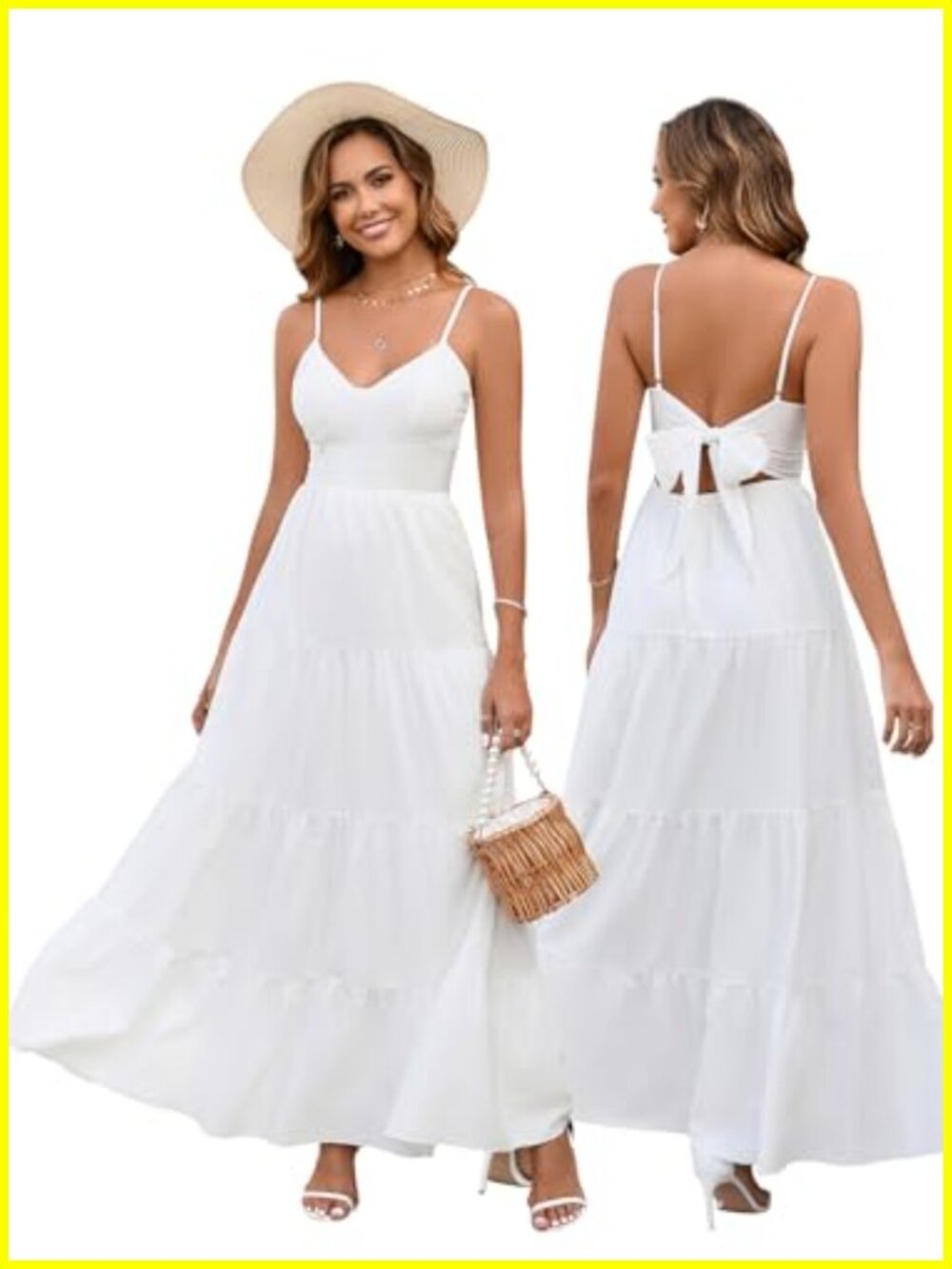 Women's Floral Maxi Sundress Boho Beach Long Dress